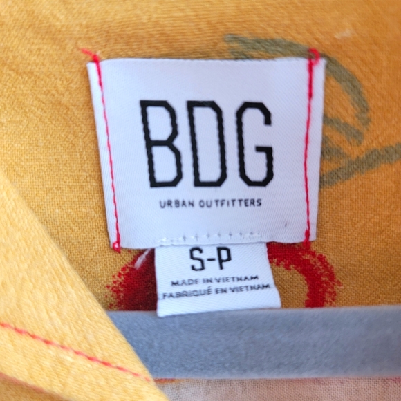 BDG Aiden Cherry Button-Through Shirt - Picture 5 of 7